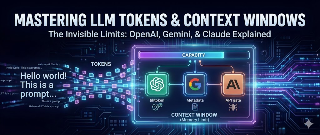 Image for Tokens, Context Windows, and How to Count Them (With Real Examples You Can Run Today)